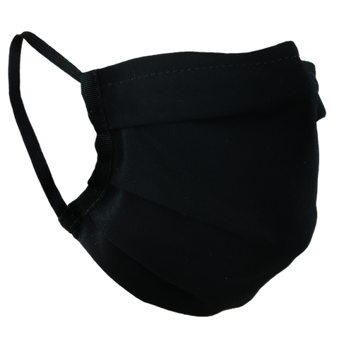Black - Washable & Reusable Surgical Style Face Masks