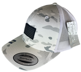 Trucker Hat Multicam Alpine Camo with US Flag