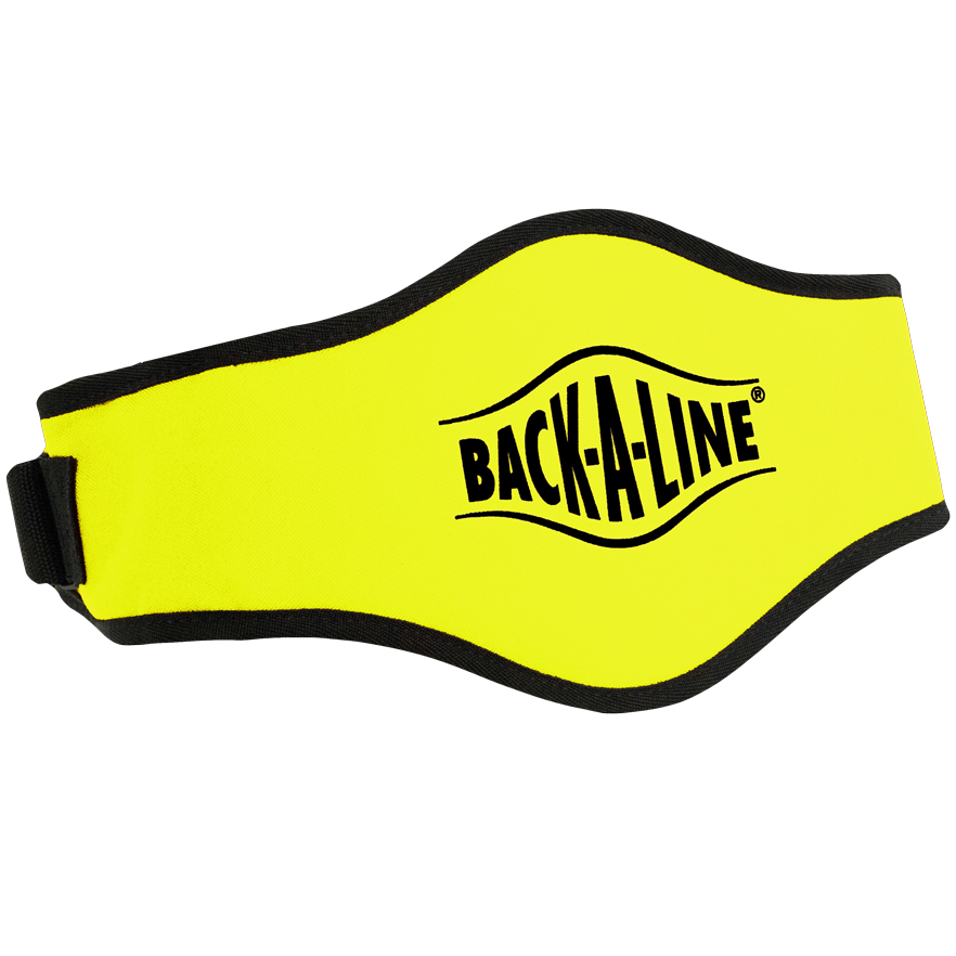 BPE-USA Back-A-Line Back Support Belt Black On Yellow