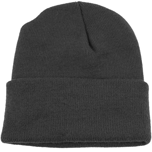 ◆BADBLOOD◆ Mystic Knit Beanie Charcoal w-hat25-013 Cuff Beanie Dark Gray – BPE-USA