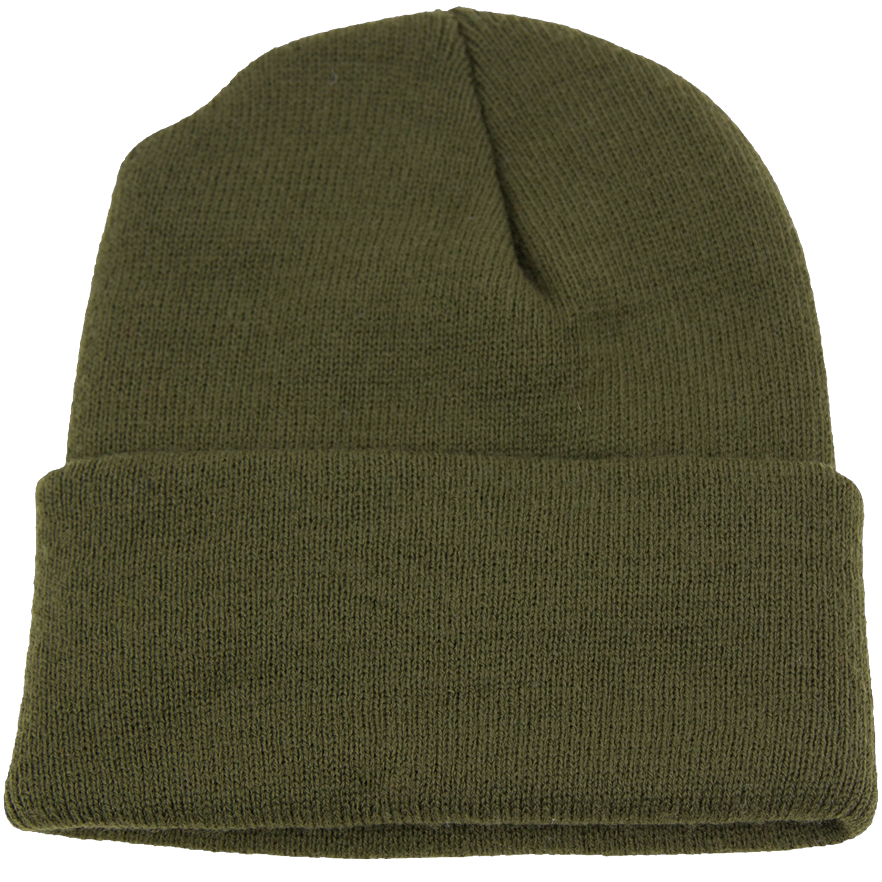 BPE-USA Cuff Beanie Olive Green