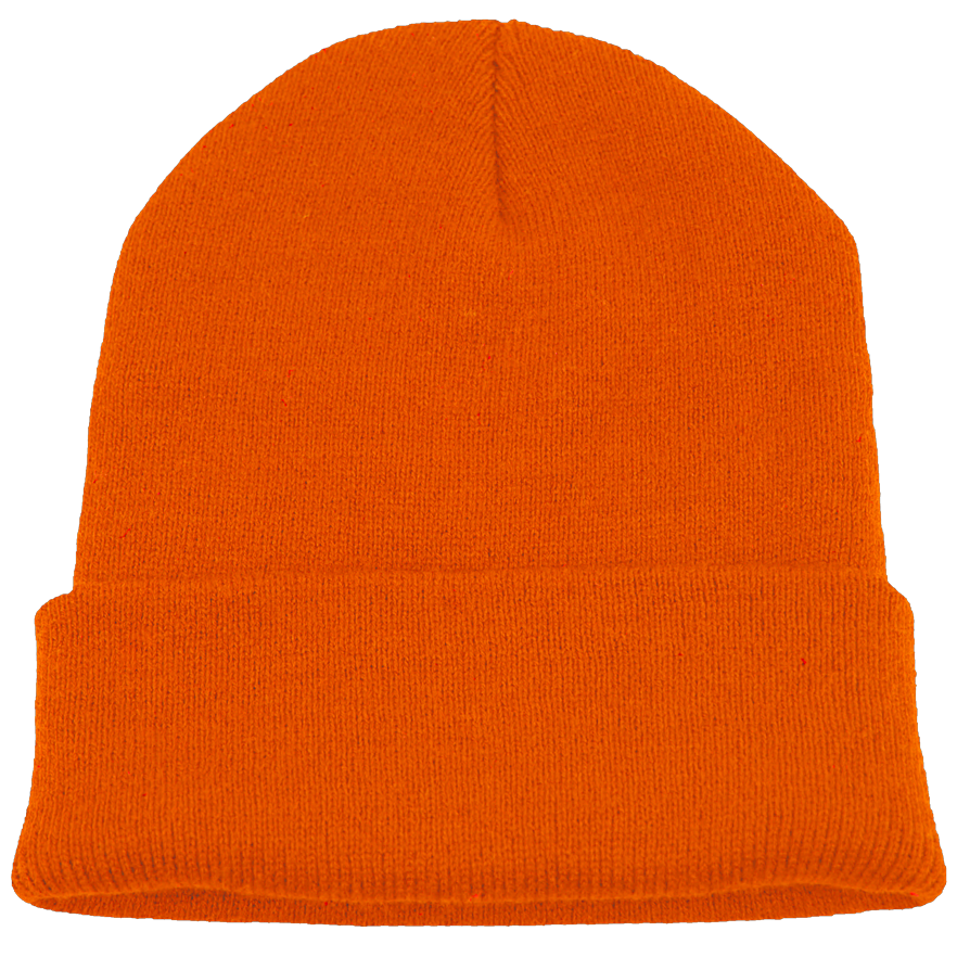 BPE-USA Cuff Beanie Safety Orange