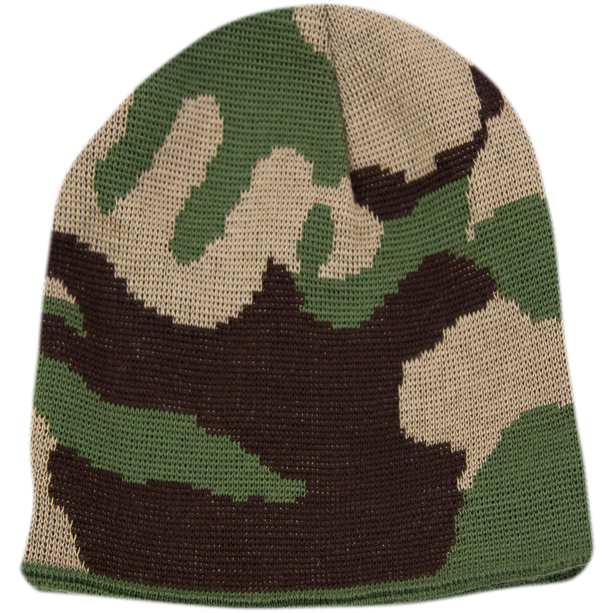 BPE-USA Reversible Knit Camo Beanie